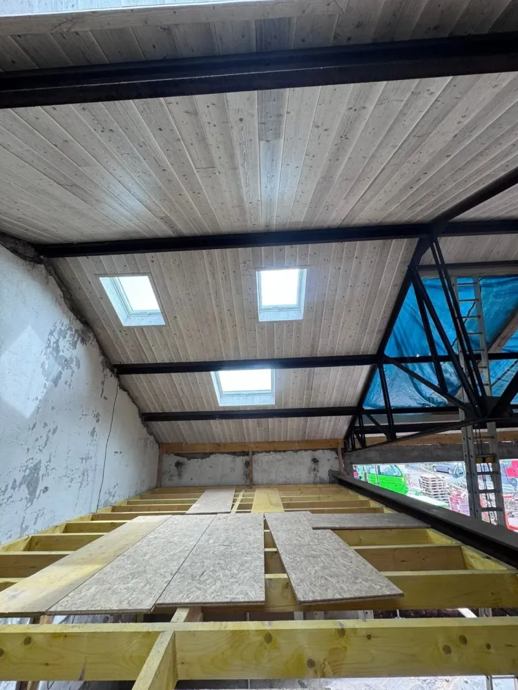 Charpente bois interieur